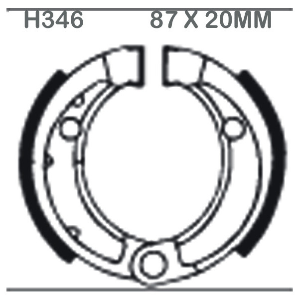 EBC EBC Brake Shoes H346
